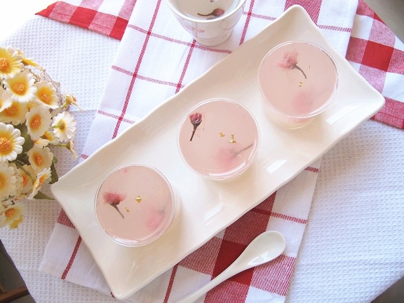 花舞樱纷水果冻-5入 - 蛋糕/甜点 - 新鲜食材 粉红色