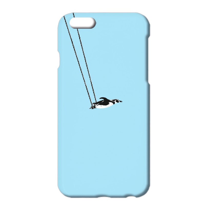 iPhone case / penguin and aerial swing A