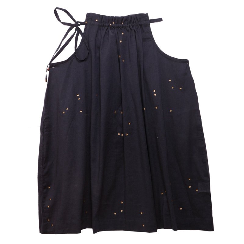 Ahilya Classic Dress in Dark Sky