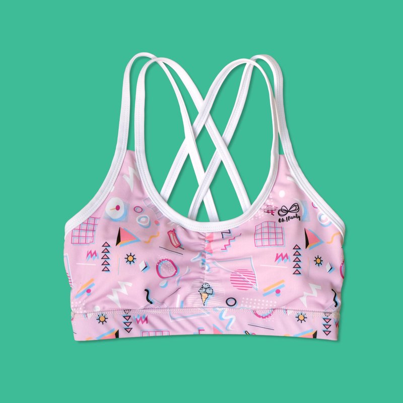 Hello Icecream Strappy Sport bras