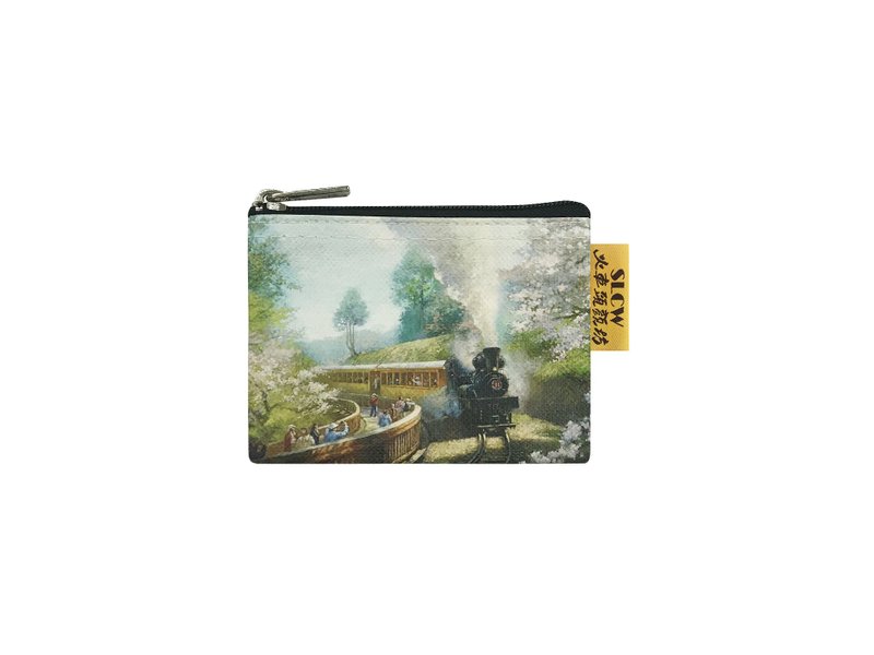 Sunny Bag - 火车头颜坊-零钱包-阿里山樱花铁道