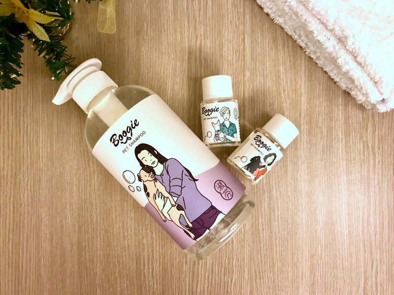 Boogie咘唧优质有机天然宠物洗毛精 一大两小组合(怡君 清新甜瓜)