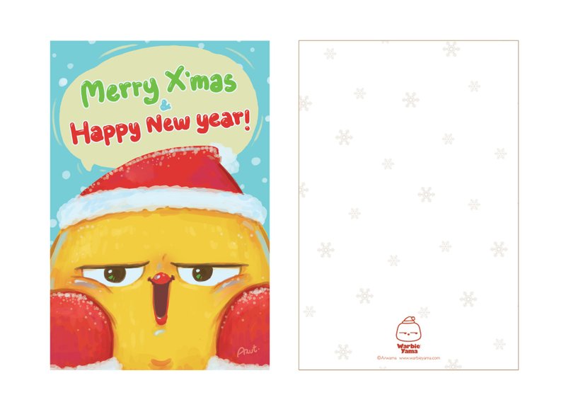 Warbie X'Mas Card ( Merry christmas & Happy new year)
