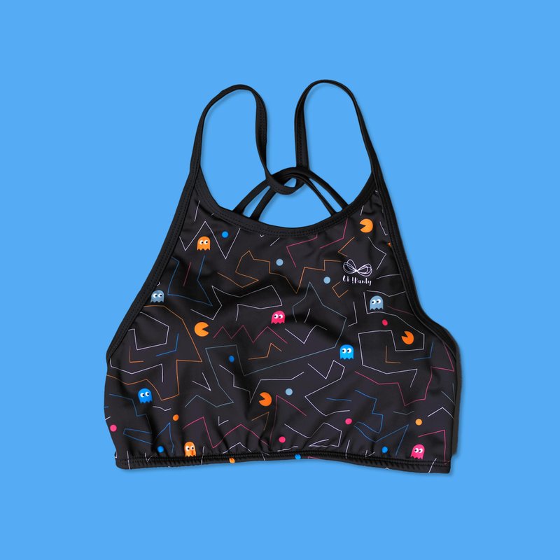 Pacman High neck Sport bras