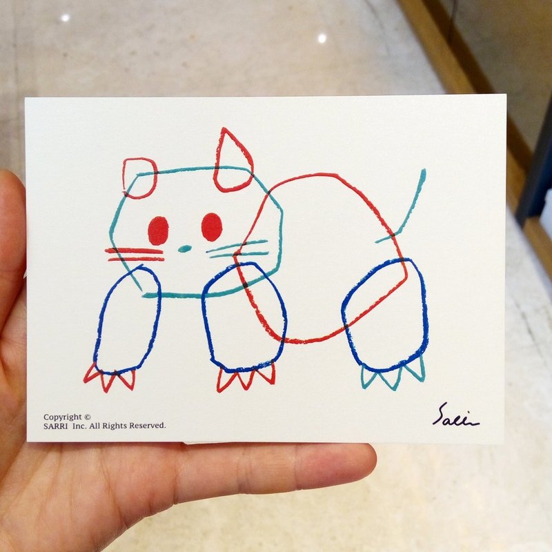 “橡皮筋猫猫”(可制作A3大小的海报) 生日卡 设计 着色 插画 绘本 卡片 万用卡 艺术 美术 现代 情人 爱 特别 有趣 怪 特色 怪异 可爱 台湾 黄色 好玩 有趣 抢眼 潮 艺术 亮片 闪 酷炫 不一样 名牌 本土 外国人 送礼 礼物 观光 风格 品味 惊喜 美好 旅途 旅行 快乐 幸福 希望 祝福 心 结婚 求婚 送 限定 独家 情人节 感谢卡 感恩 原创 文创 鼓励 postercard birth