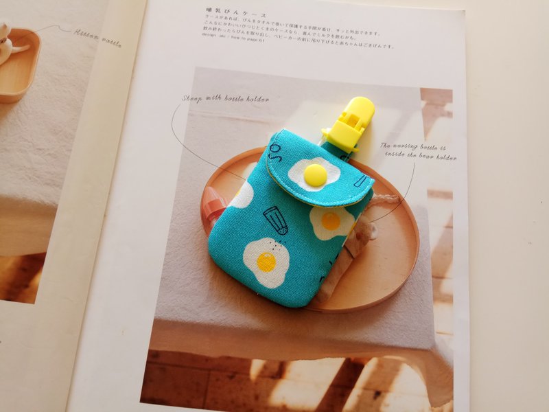 蓝底/黄底 荷包蛋弥月礼物 平安符袋 平安福袋