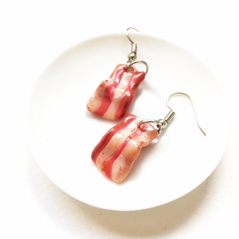 bacon earring
