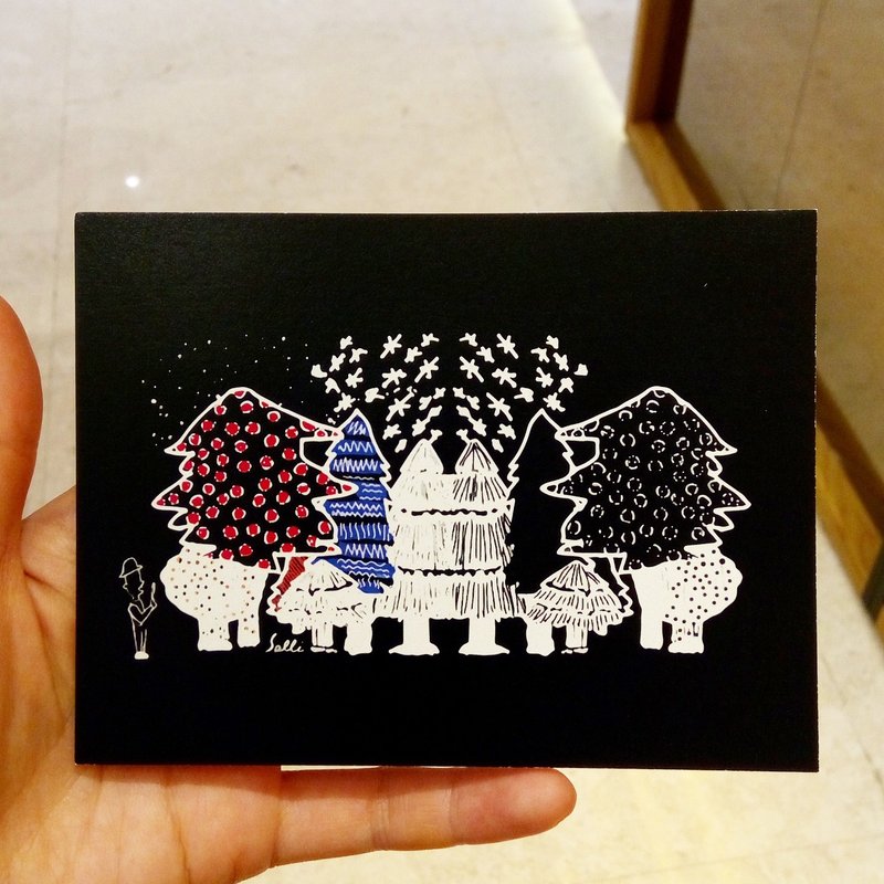 “黑森林”(可制作A3大小的海报) 生日卡 设计 着色 插画 绘本 卡片 万用卡 艺术 美术 现代 情人 爱 特别 有趣 怪 特色 怪异 可爱 台湾 黄色 好玩 有趣 抢眼 潮 艺术 亮片 闪 酷炫 不一样 名牌 本土 外国人 送礼 礼物 观光 风格 品味 惊喜 美好 旅途 旅行 快乐 幸福 希望 祝福 心 结婚 求婚 送 限定 独家 情人节 感谢卡 感恩 原创 文创 鼓励 postercard birth