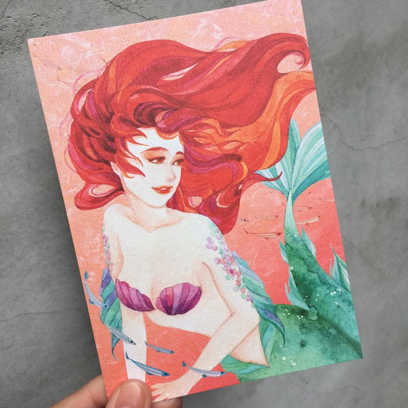 香味明信片-美人鱼