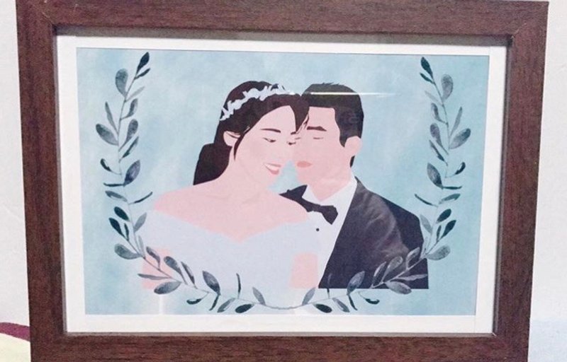 专属订单 - 定制化 情侣/夫妻/朋友/师生/结婚 人像画