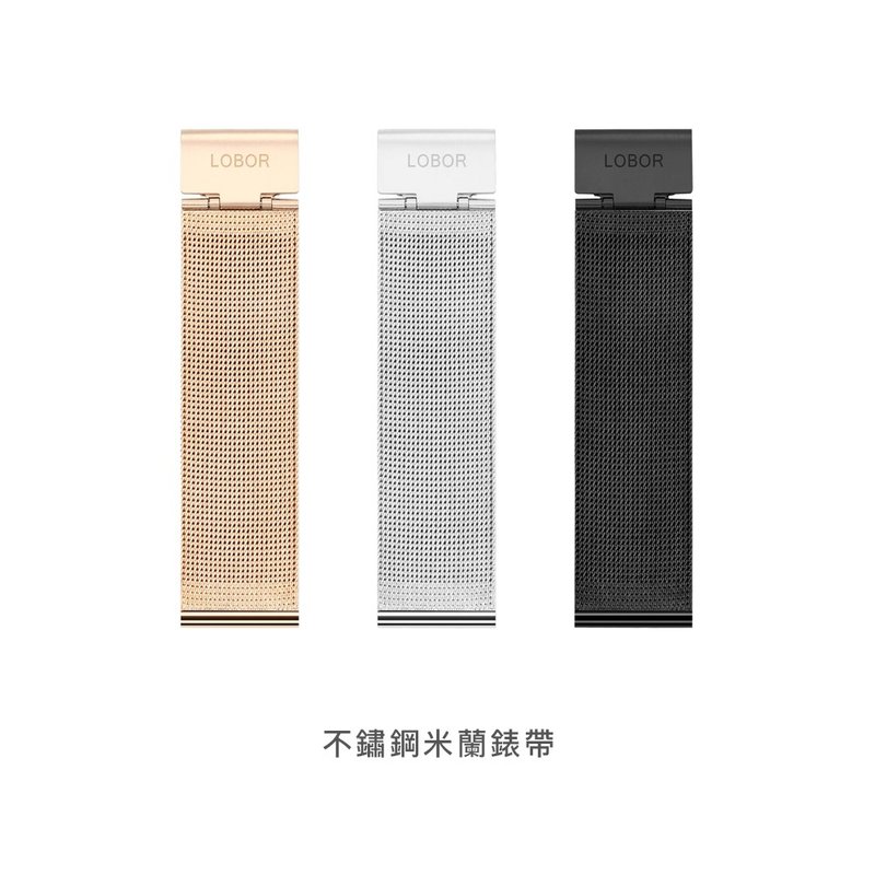 Stainless Steel Mesh Band 不锈钢造网带 黑色 可换表带功能