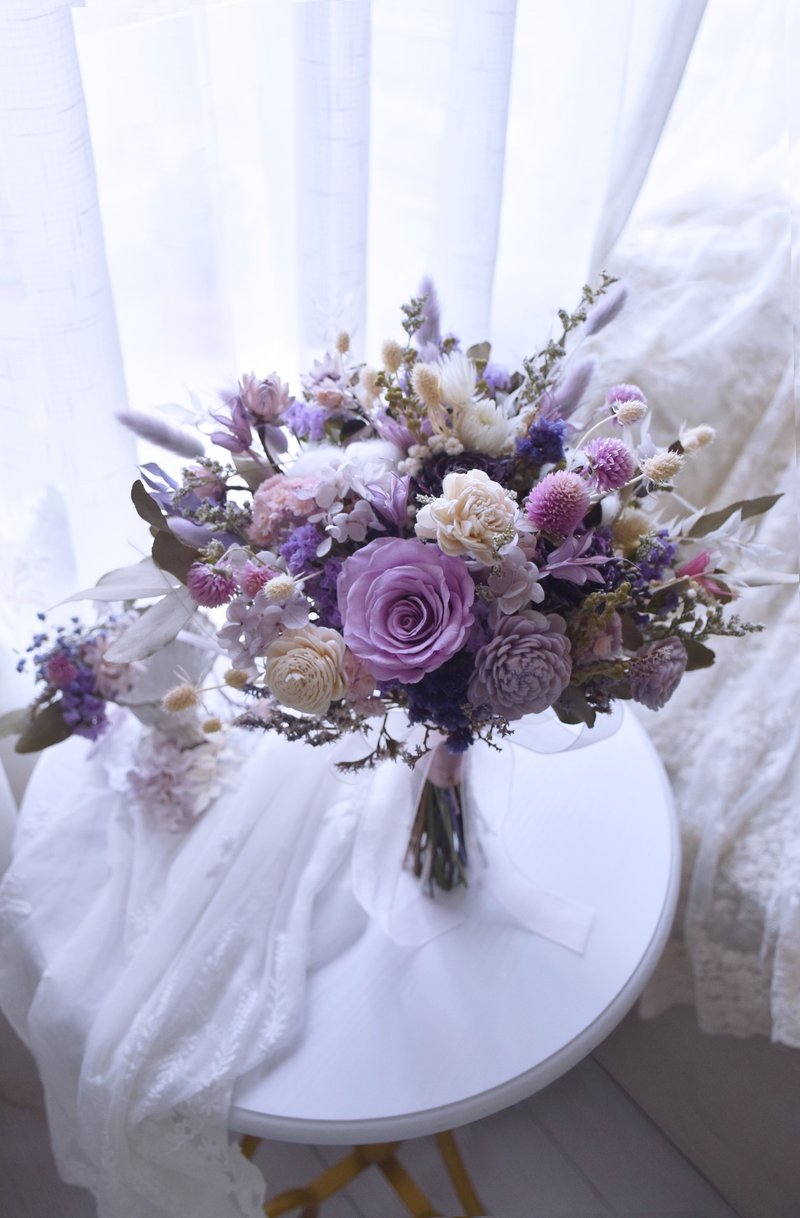 【Our.Little_Space】保鲜及干燥花婚礼捧花/婚礼/新娘/定制