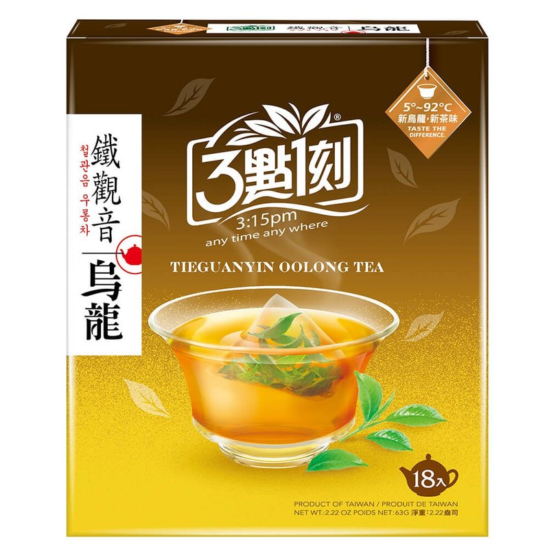 【3点1刻】铁观音乌龙茶 18入/盒