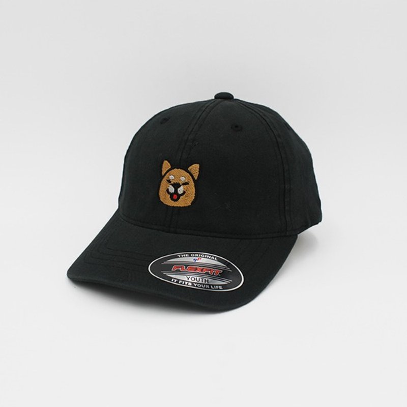Flexfit® 老帽儿童款_柴犬(黑色)