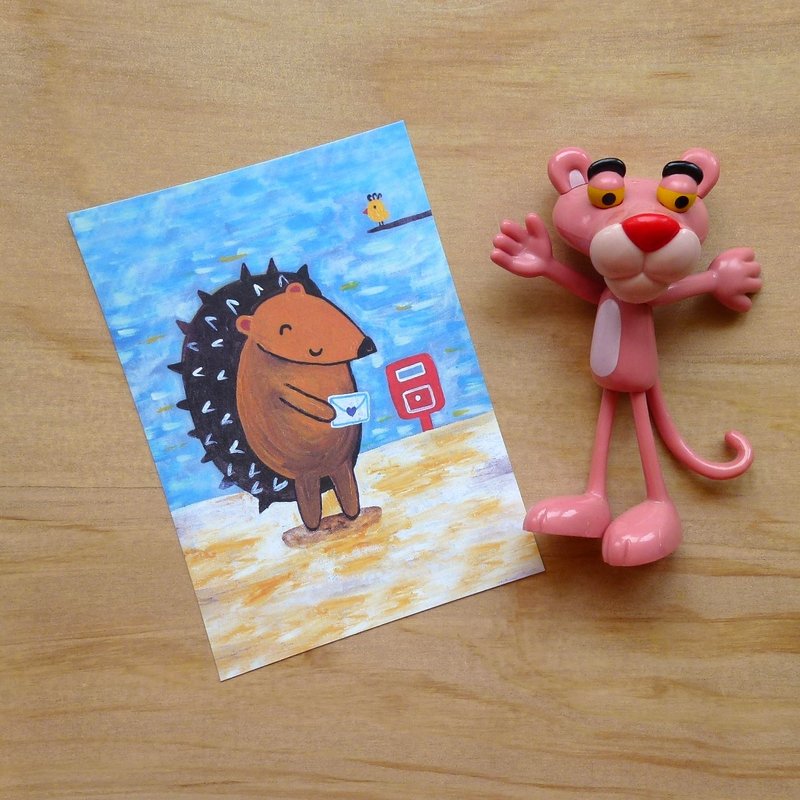 明信片 ∣ 小刺猬
