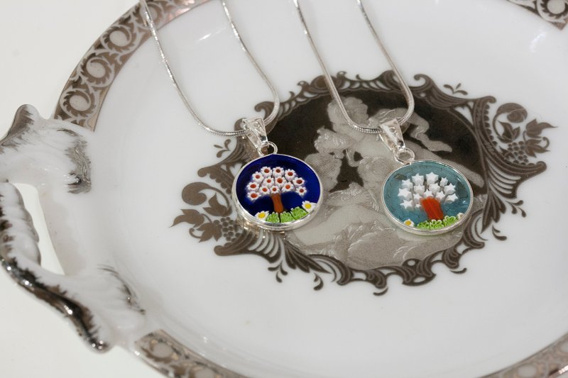 ITA BOTTEGA【Made in Italy】MURANO 生命树坠饰(小)