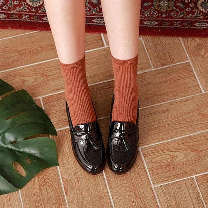 PRE-ORDER – 韩国人手制 MACMOC Movin (BLACK) 流苏乐福鞋