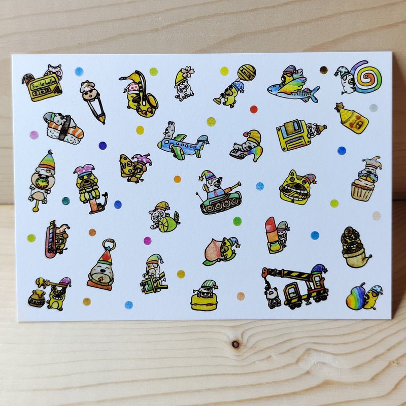 生日快乐每一天(三月寿星)系列 / 笑喂 Smilehello 插画日志明信片