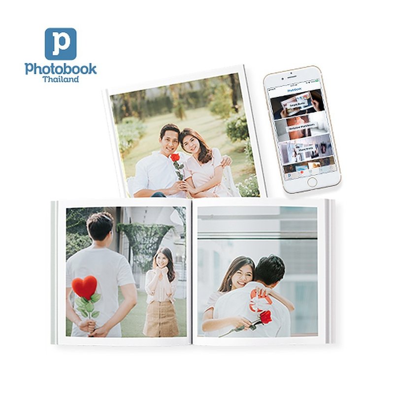 (Photobook App Exclusive) 20-Page Personalised 6 x 6 Hardcover Simple Photoboo