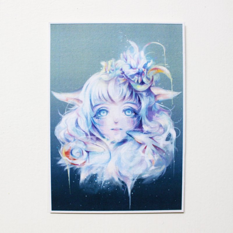 - Alice Hobbey - 奇幻少女系列 双面插画明信片