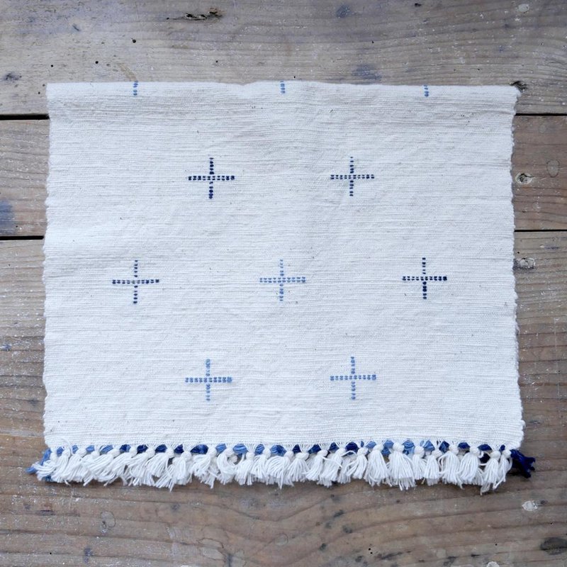 Handspun hand towel (blue)