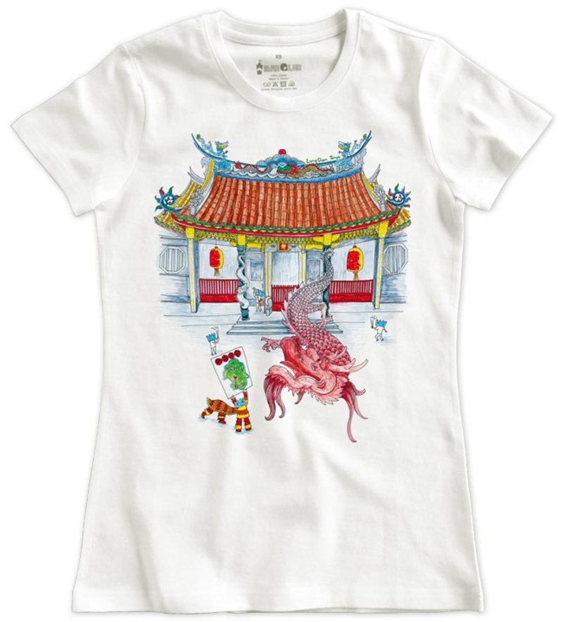 经典款白色短袖T恤_龙山寺(女M无库存)