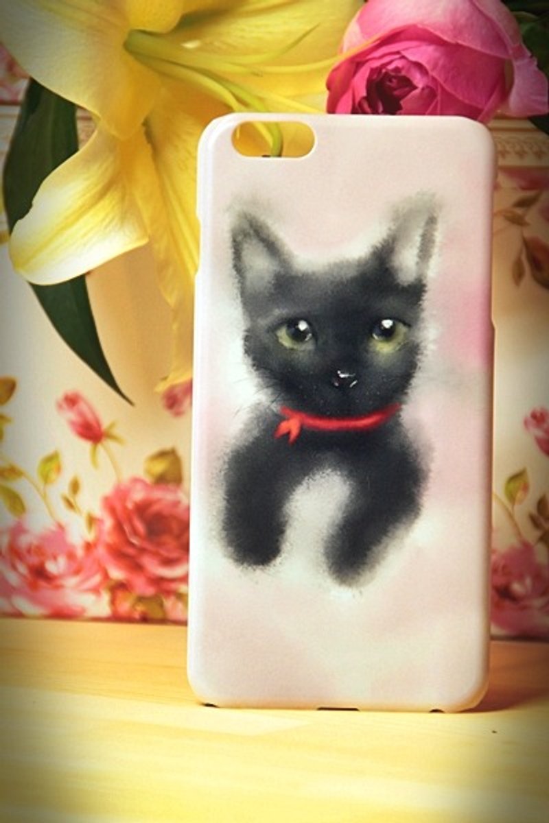 水彩猫 s009带我回家 大卫画猫 iPhone i5.i6s,i6splus /Android Samsung三星, HTC, Sony 设计师款 手机壳/保护套/ 猫咪 猫 手机壳