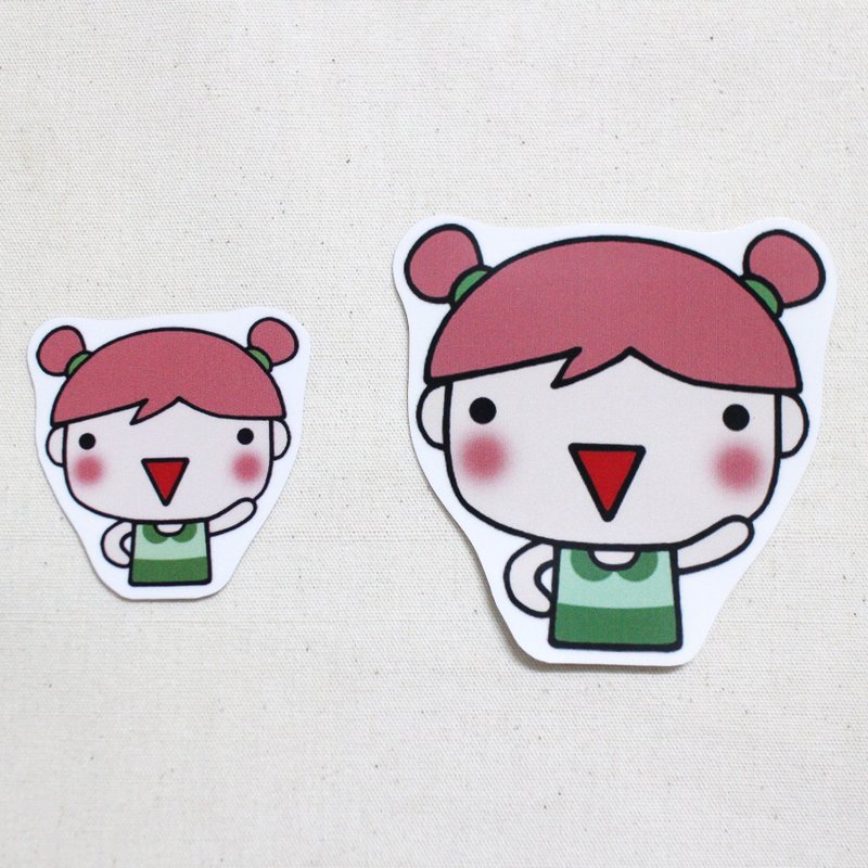 防水贴纸_小女孩05