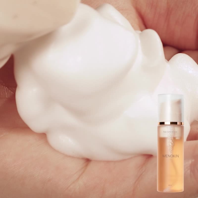 【纯素护肤品】MENOKIN 高效保湿洁面泡沫 200mL - 脸部清洁/卸妆用品 - 浓缩/萃取物 