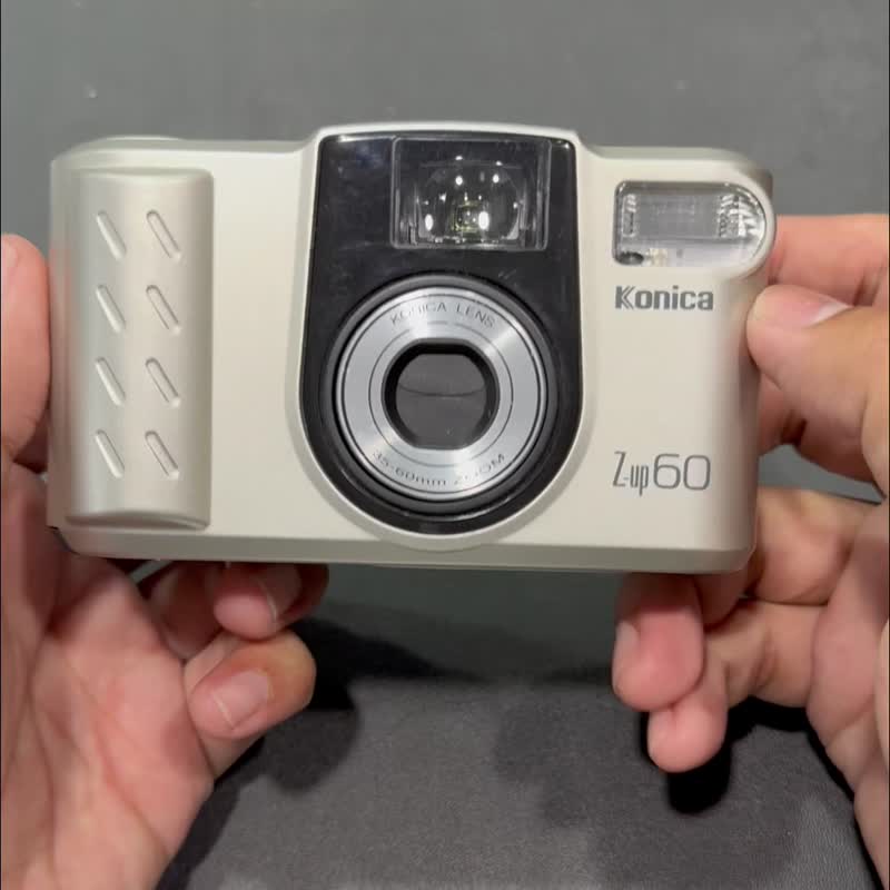 135底片 Konica Z-UP 60 变焦镜头 35-60mm 傻瓜相机 底片相机 - 相机 - 塑料 银色