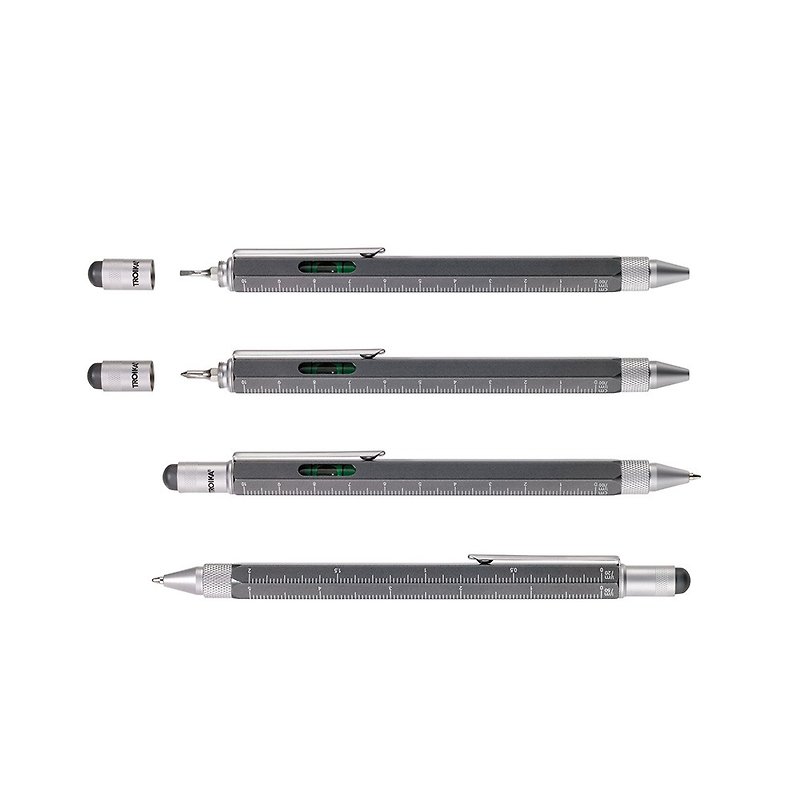 多功能工具笔(铁灰色) - 圆珠笔/中性笔 - 其他金属 灰色