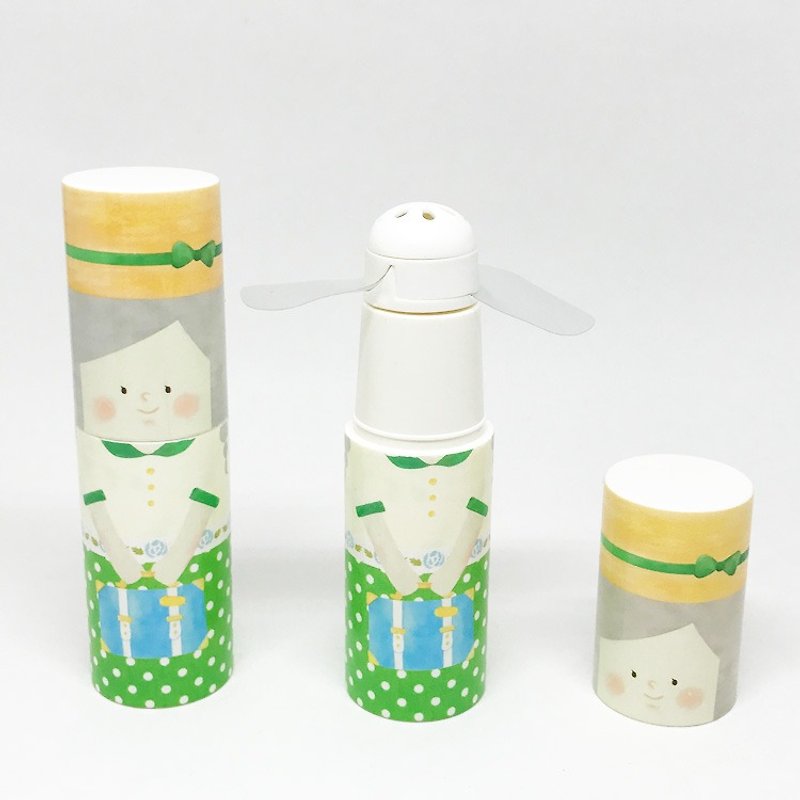 日本 Art Lab - Q版香氛凉感小风扇 - 假掰姐姐 - 其他 - 塑料 绿色