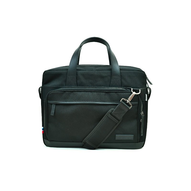 【Dogyball】都会包款CarryU城市移动 黑色 简约时尚特务级手提包款 搭赠皮感识别证再免运 - 手提包/手提袋 - 其他材质 黑色