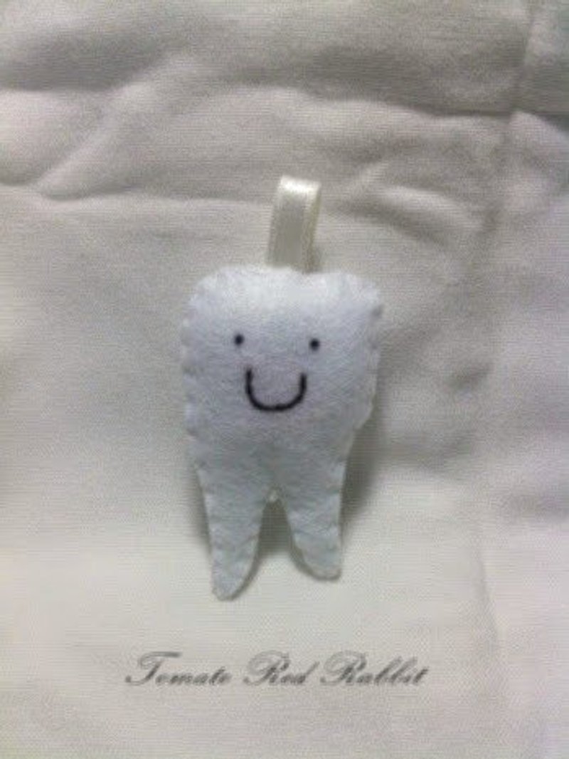 牙齿-阿宝宝 - 吊饰 - 其他材质 白色
