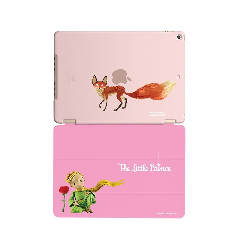 小王子电影版授权系列-【狐狸的秘密】《 iPad / iPad Air》水晶壳＋Smart Cover（磁杆） - 平板/电脑保护壳 - 塑料 粉红色