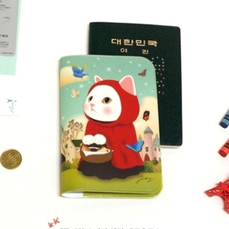 Jetoy,Choo choo cat甜蜜猫 收纳 护照套_Red hood (J1502101) - 护照夹/护照套 - 塑料 多色