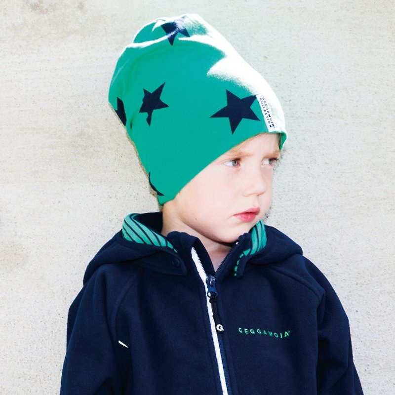 【北欧童装】瑞典有机棉星星帽子1岁至6岁 绿色 - 婴儿帽/发带 - 棉．麻 绿色