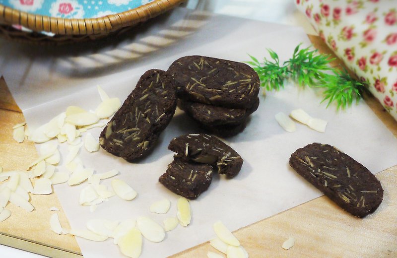 【塔果】杏仁黑可可-手工饼干 - 巧克力 - 新鲜食材 黑色