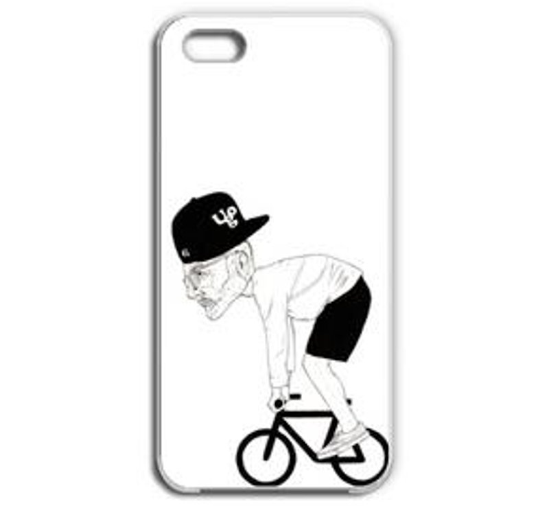 beard　bicycle（iPhone5/5s） - 男装上衣/T 恤 - 其他材质 