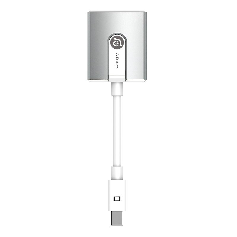 【ADAM 亚果元素】M2 Mini DisplayPort 对 HDMI 转接器 银色 - 充电宝/传输线 - 其他金属 银色
