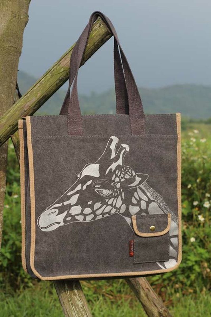 动物提袋(二):长颈鹿 - 手提包/手提袋 - 其他材质 