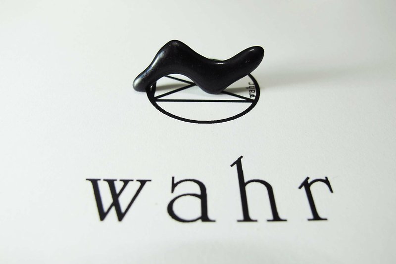 【Wahr】2耳环 - 耳环/耳夹 - 其他材质 黑色