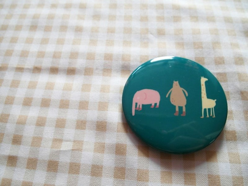 咻咻熊/动物们/-5.8cm胸章 - 徽章/别针 - 塑料 绿色