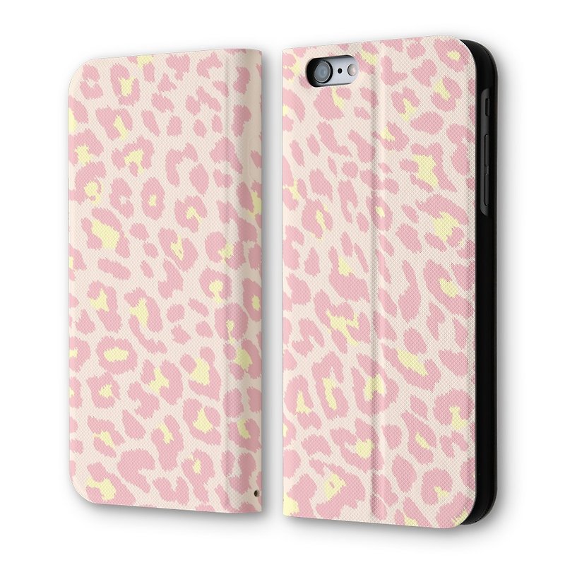 iPhone 6/6S 翻盖式皮套 粉红豹纹 PSIB6S-003P - 手机壳/手机套 - 人造皮革 粉红色