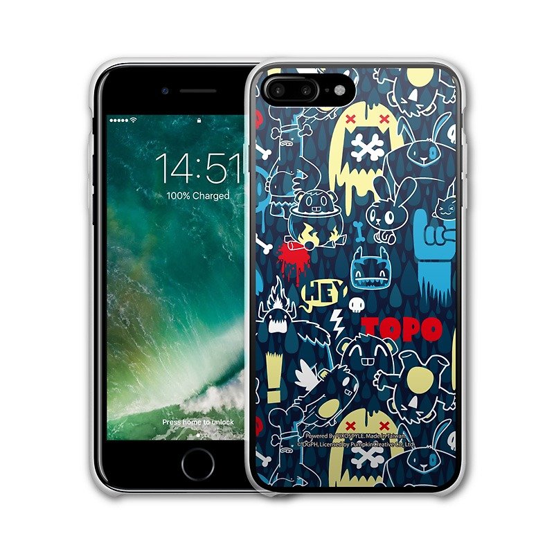 AppleWork iPhone 6/7/8 Plus 原创保护壳 - DGPH PSIP-218 - 手机壳/手机套 - 塑料 黑色