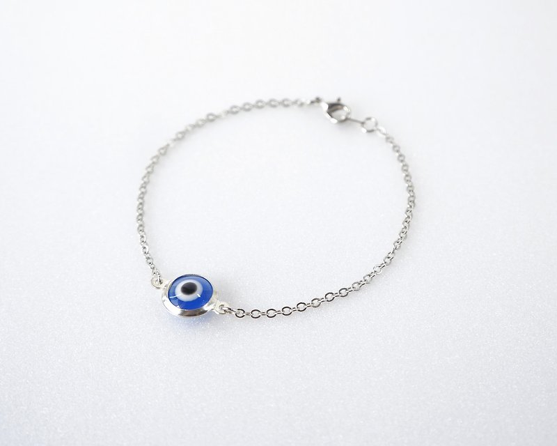 Evil Eye 一颗土耳其蓝邪眼手链 - 手链/手环 - 其他材质 蓝色