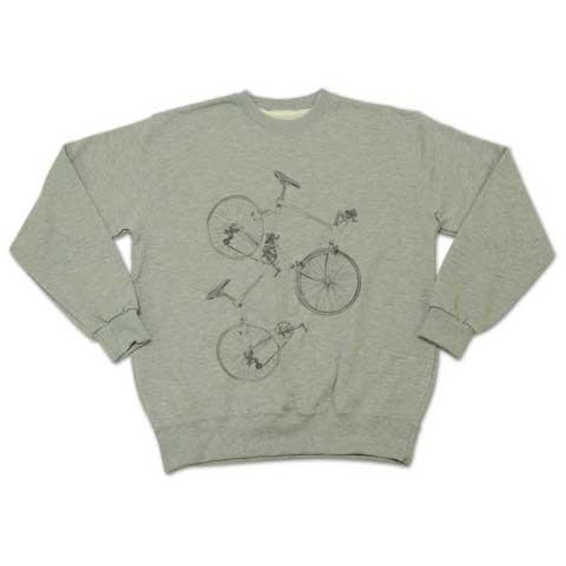 clear bicycle（sweat） - 男装上衣/T 恤 - 其他材质 