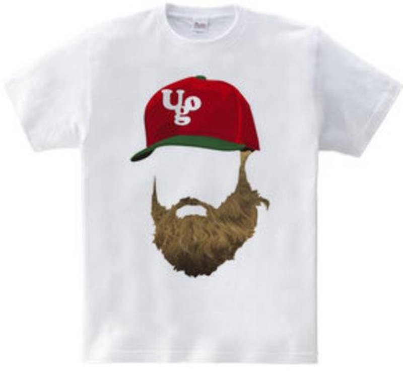 beard cap2（T-shirt 5.6oz） - 女装 T 恤 - 其他材质 白色