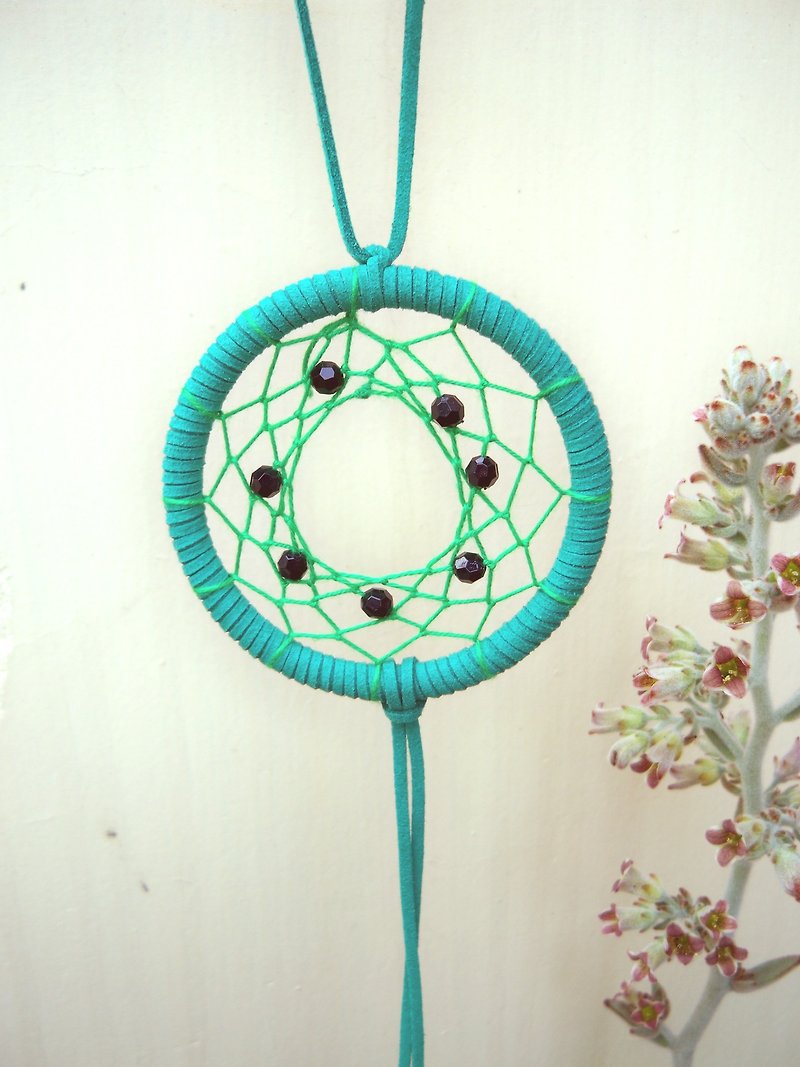 捕梦网-绒绳土耳其绿8厘米 - 其他 - 其他材质 多色