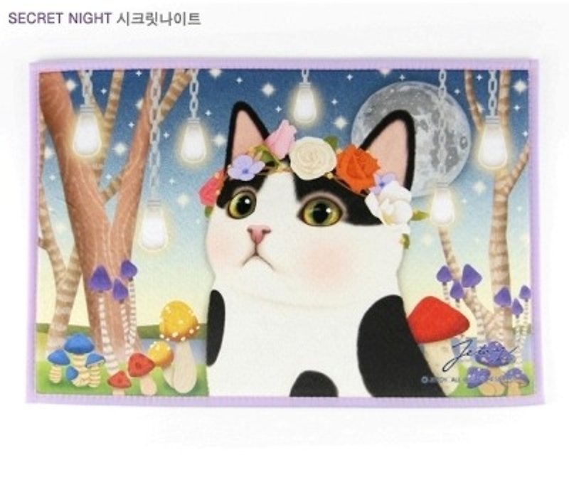 Jetoy, 甜蜜猫  止滑 脚踏垫_Secret night J1507104 - 其他 - 其他材质 多色